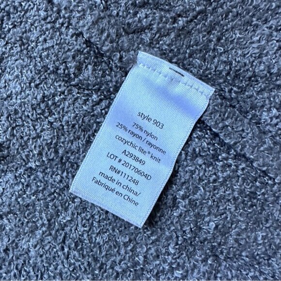 Barefoot Dreams | Cozychic Lite Island Open Front Wrap Cardigan | Size 1X - Picture 7 of 8